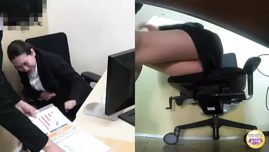 SL-583 03 The tale of power harassment by female boss and explosive diarrhea stool of revenge!