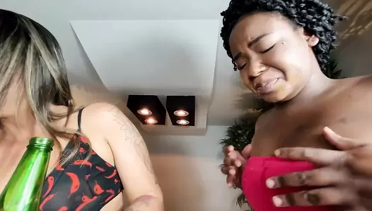 Scat Kisses And Swallow Lesbian Triple And A Lot Of Pee