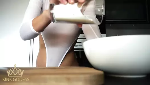 KinkGodess - Poop cake baking