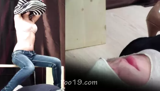 MilanaSmelly - Delicious regale with a sweet smell from Christina's ass