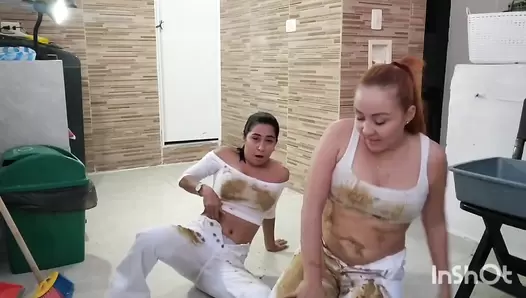 Lauracolin - White clothes sex and fuck