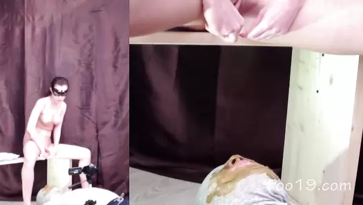 MilanaSmelly - Use a toilet slave for shit and menstruation - menstrual bowl!