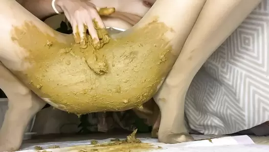 p00girl - Sweet scat and shit in pussy