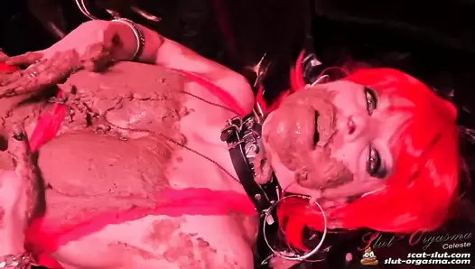 SlutOrgasma - Dirty whore extreme shit throating and puking