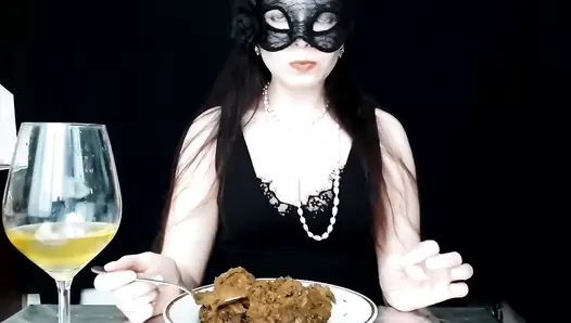 ScatLina - I Eat And Swallow 3 Big Loads Of My Shit By Top Babe Lina