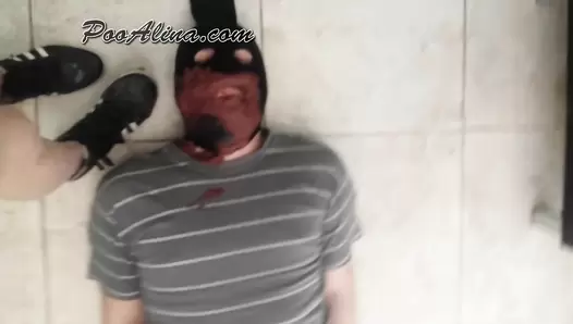 PooAlina - Alina eats and shitting in mouth toilet slave