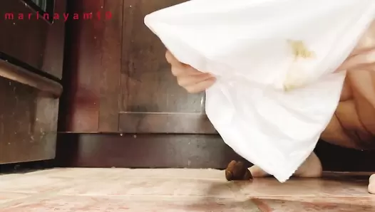 Marinayam19 - Panty pooping into pure white panties