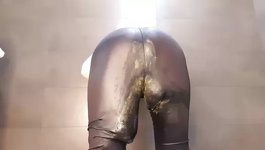 Thefartbabes - Leather Leggings Diarrhea