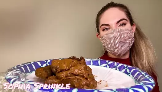 Sophia_Sprinkle - Toilet POV, Slave Self-Feed + JOI!