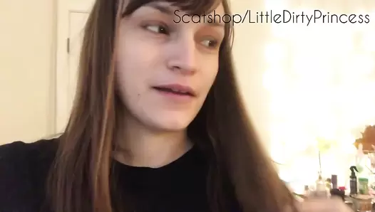 LittleDirtyPrincess - Spreading my cheeks for a nice wide load from behind