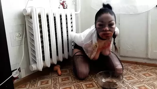 Scat Tied Up Extreme Swallow By Lina