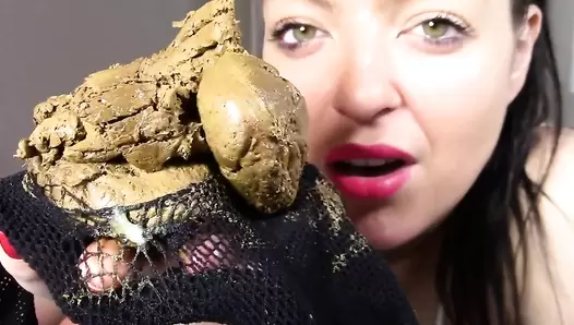 Evamarie88 - Eat boss fishnet shit
