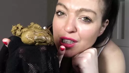 Evamarie88 - Eat boss fishnet shit