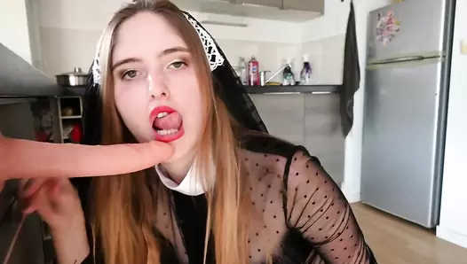 Ninounini - NUN: I'm exorcising your cock!