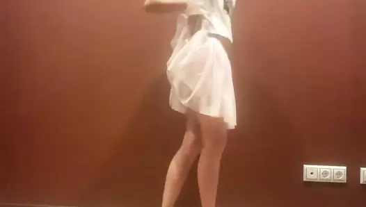 Lily - Shit on the newspaper