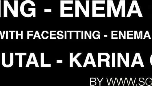 Facesitting - Enema Diarrhea X-tra Dirty by Brutal Karina Cruel