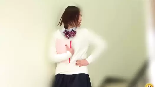 EE-686 01 Hidden camera inside the school toilet. Girls pushing really hard to get the poop out