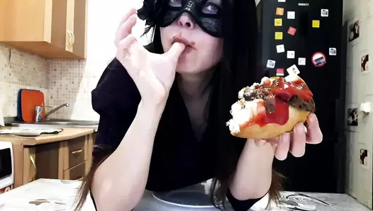 Scat Hot Dog Swallow By Top Scat Girl Lina