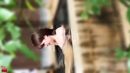 FF-599 01 Hidden camera: beautiful women pooping naked after taking a bath