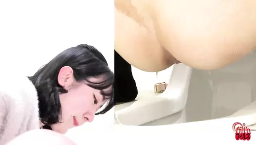 FF-490 04 Toilet voyeur in the city center: diarrhea circumstances of GALs in flashy clothes