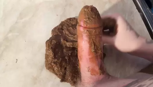 DirtyBetty - Giant Load of Creamy Shit with Blowjob