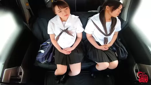 FF-584 06 Schoolgirls and their shameful smell! Panicky shit leaking in the car!, JAV Collection, 