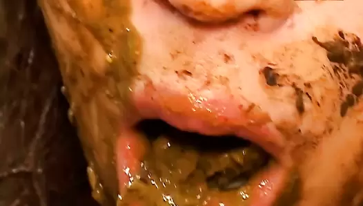 UNKW-035 03 Extreme, uncensored scat sex with cute Japanese girl getting fucked in her own shit
