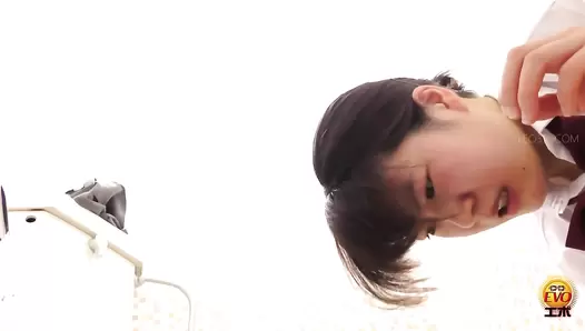EE-608 01 School girls farts and diarrhea stool inside the panties