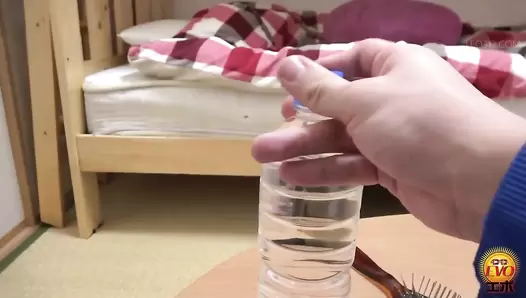 EE-667 05 Laxative trap set by older brother. Leakage of younger sister’s domestic diarrhea.