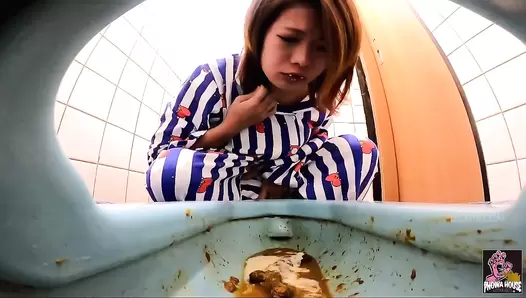 PGFD-059 01 Stomach virus infection! Hidden camera at hospital’s toilet: diarrhea and vomiting. VOL. 2