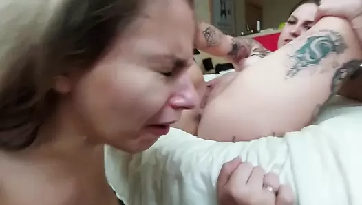 Enema Swallow Extreme And Sealed Mouth By Top Tattoo Dominatrix And Our Sweet Slave