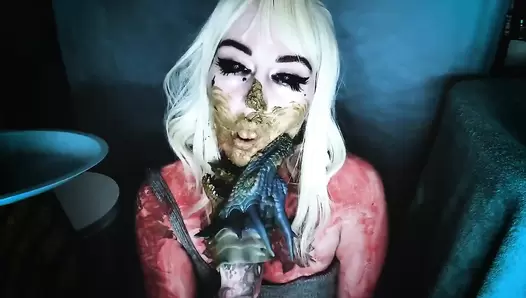 DirtyBetty/ Scat Witch With Toy