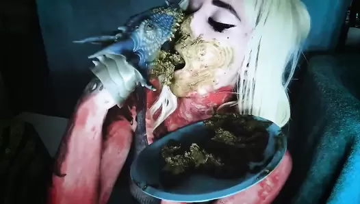 DirtyBetty/ Scat Witch With Toy