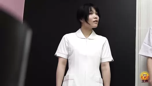 EE-781 02 Apprentice nurse trained with enema to understand the feeling of patients
