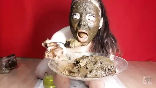Scat Swallow Xtra Big And Extreme Vomit By Top Babe Lina