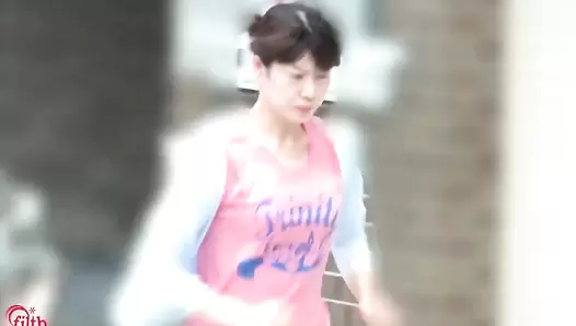 FF-521 01 Beautiful romance of girls-joggers pooping in public toilets. VOL. 2