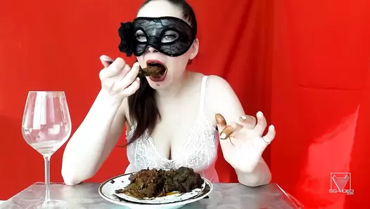 7 Times Big Shit And Swallow All By The Amazing Scat Swallow Babe Lina