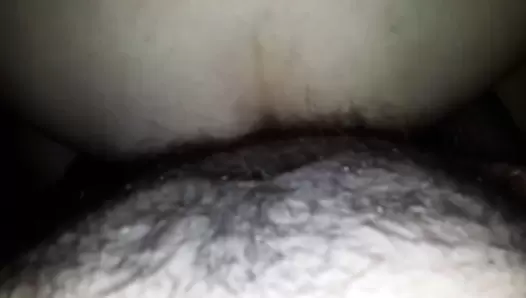 The girl fucks in the ass and shit climbs with her asshole