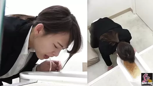 PGFD-088 05 Hidden camera: sales office lady car sickness and vomiting agony. VOL. 2