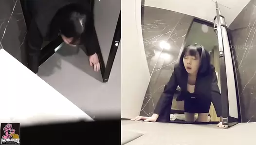 PGFD-088 04 Hidden camera: sales office lady car sickness and vomiting agony. VOL. 2