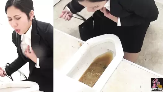 PGFD-088 01 Hidden camera: sales office lady car sickness and vomiting agony. VOL. 2