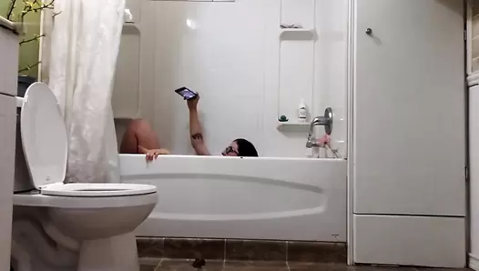 Nerdy Faery - Self Piss and Shit on the Bathroom Floor