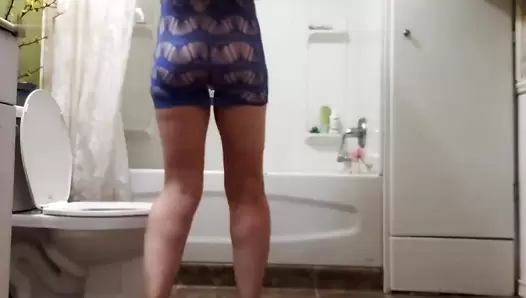 Nerdy Faery - Self Piss and Shit on the Bathroom Floor