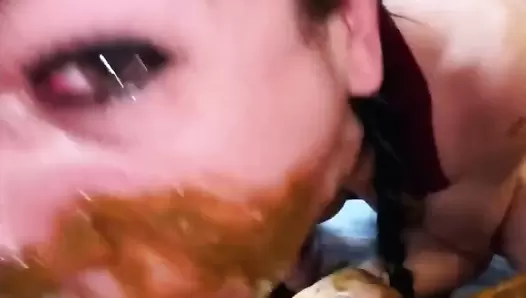 Daddysaysgo - Scat Blowjob and RIMJOB