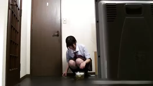 OJHI-129 08 Indoor excretion incidents with women in uniform. VOL. 4