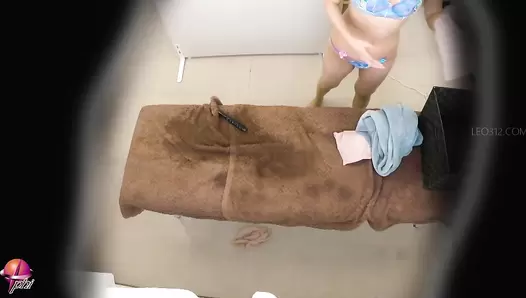 PP-250 03 Molestation in the female beauty salon. Anal play, incontinence and defecation!
