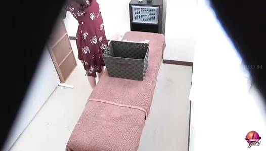 PP-250 01 Molestation in the female beauty salon. Anal play, incontinence and defecation!