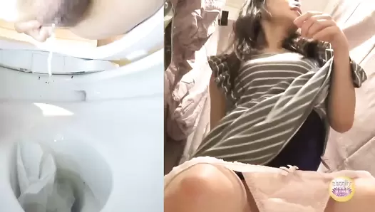 SL-130 01 Toilet doesn’t flush after girls taking a dump at the friend’s house.
