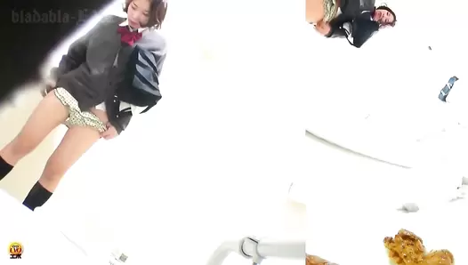 EE-162 03 Obscene defecation. Pooping with naked lower body