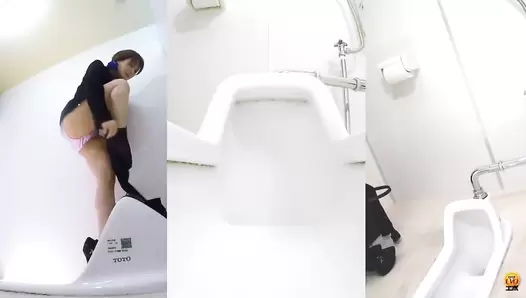 EE-162 02 Obscene defecation. Pooping with naked lower body